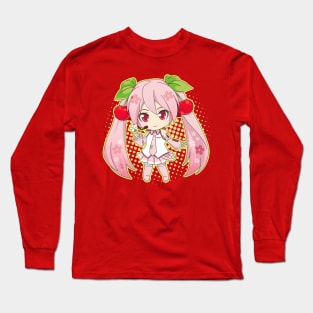 Kawaii Sakura Miku Long Sleeve T-Shirt